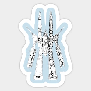 SDF Macross Sticker